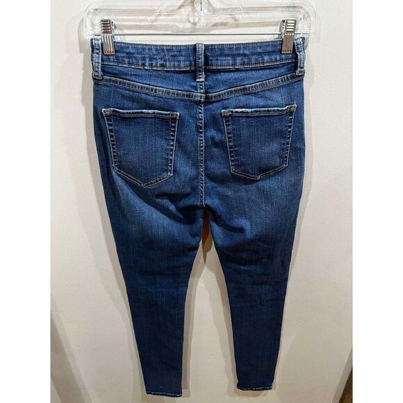 Ana Jeans Womens 2 Skinny Fit Blue Mid Rise Stretch Denim Minimalist Casual - Picture 2 of 8